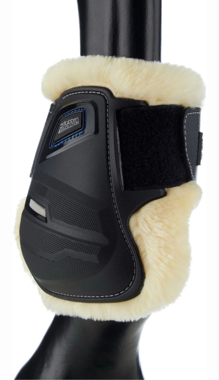 Stubben Hybrid Fetlock Fleece Lined Horse Boots, Black, Large